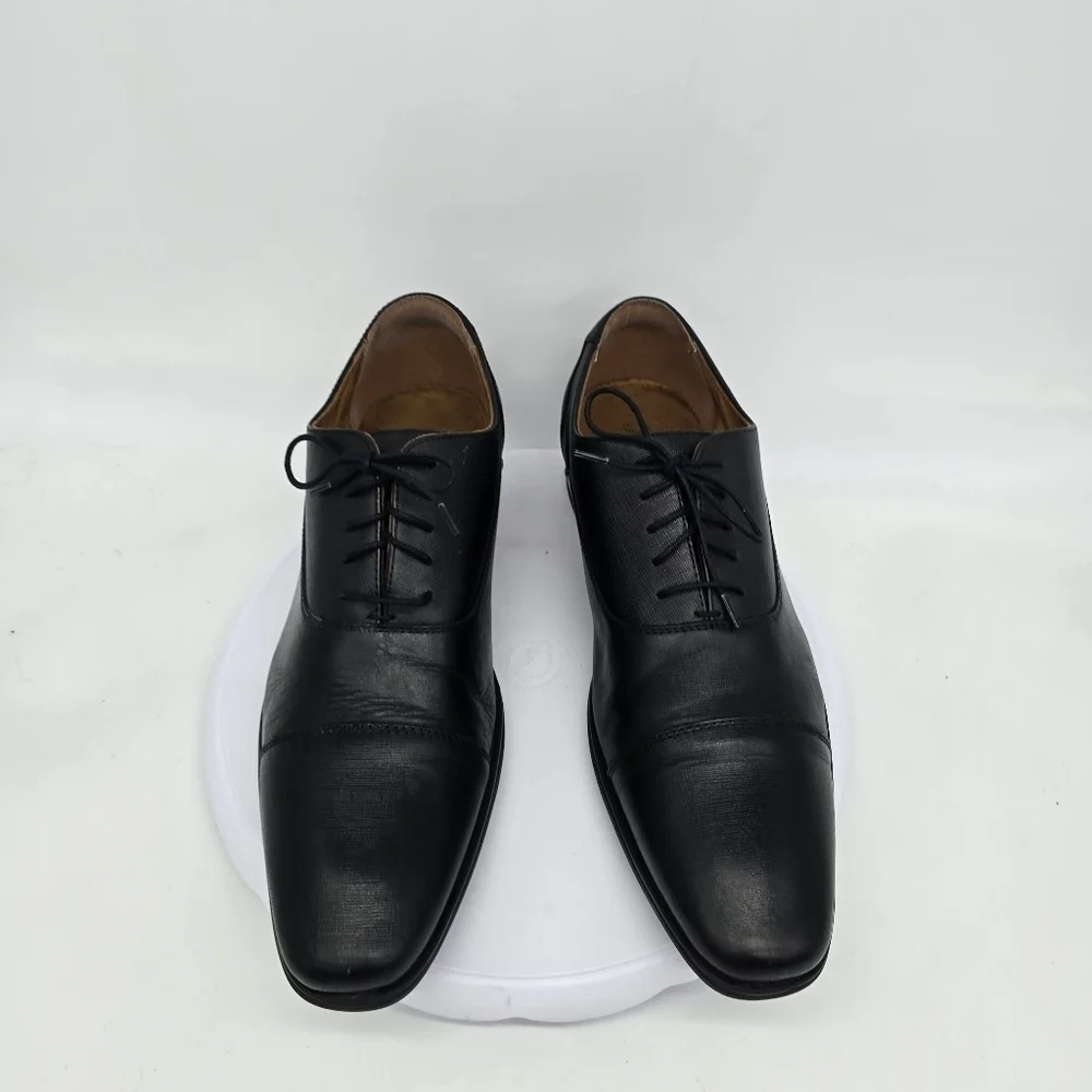 Florsheim Shoe Men's 11 D Postino Cap Toe Oxfords Black